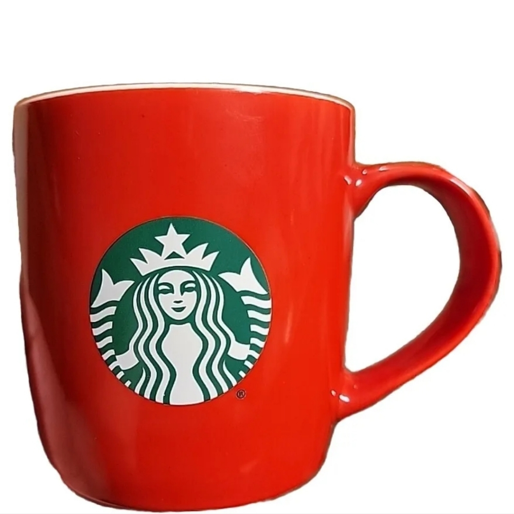Starbucks 2021- 11.oz Christmas Red Coffee Ceramic Mermaid Cup Mug